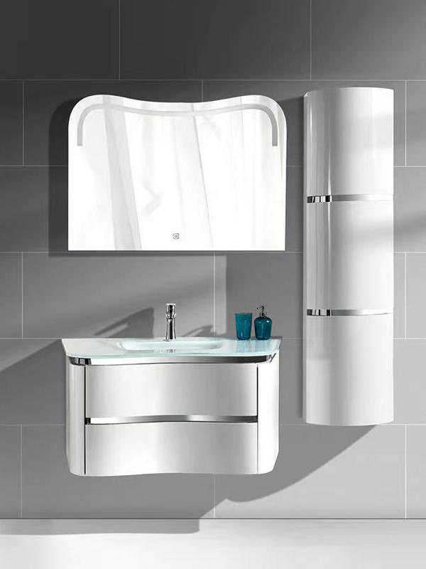 How does the lightweight characteristic of PVC lavatory cabinets effect the set up technique and overall usability