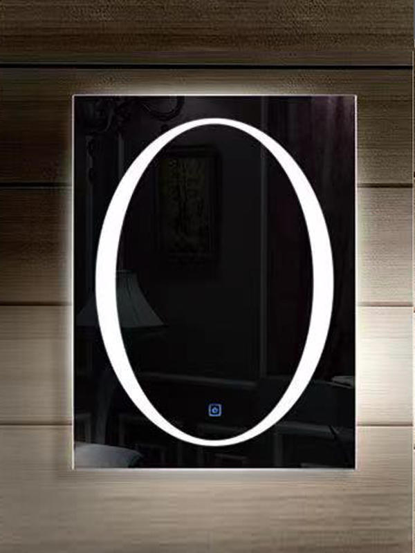 B41 square LED atmosphere light touch screen mirror
