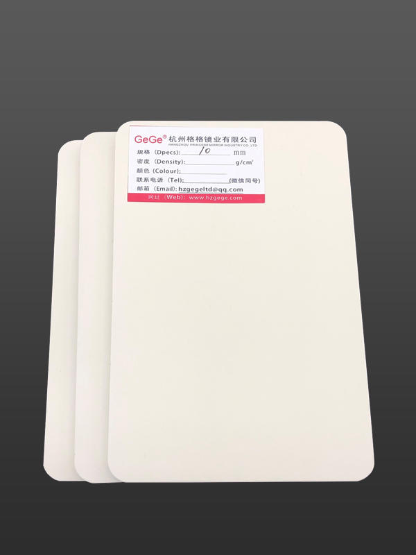 10MM 4x8 glossy surface plastic pvc white foam board