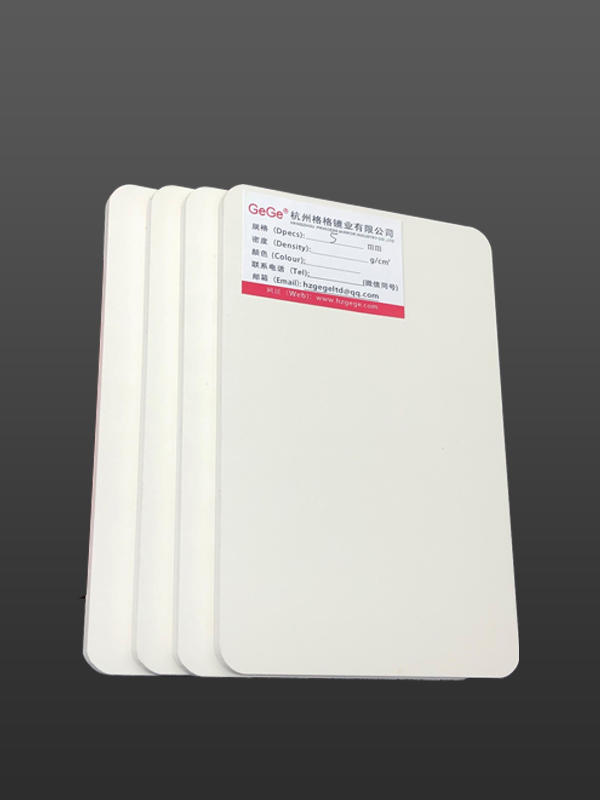 5MM single-sided embossing waterproof white PVC foam board