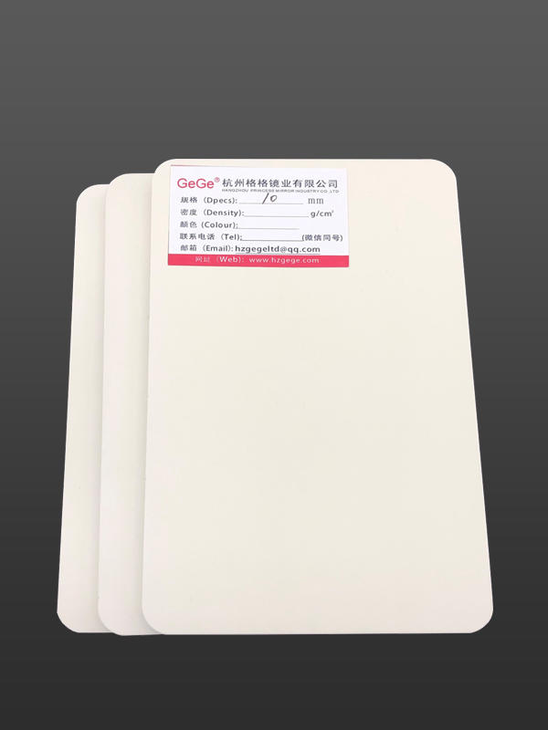 Golden PVC Panel: 10MM 4x8 Glossy White Foam Board