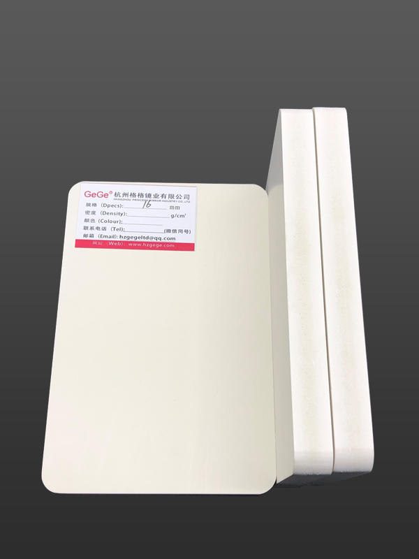 16mm White PVC Extruded Foam Board – Smooth or Single-Sided Embossed Surface