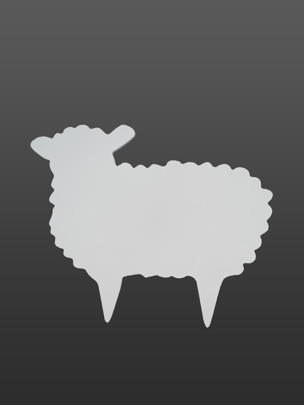 carving PVC foam board processing sheep handicraft